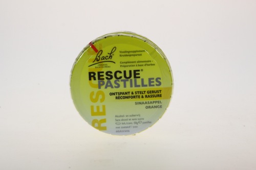 Bach Rescue remedy pastilles sinaas 50g PL500/55